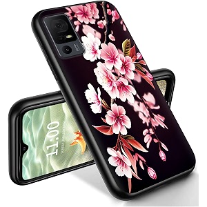 ryuithdjp for tcl 40 xl phone case 67534 cherry blossom design phone case for tcl 40 xl case tpu stylish protective cover