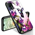 RYUITHDJP for TCL 40 XL Phone Case 6.75" Hummingbirds Girl Design, Phone Case for TCL 40 XL Case TPU Stylish Protective Cover