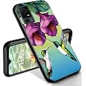 RYUITHDJP for TCL 40 XL Phone Case 6.75" Hummingbirds Design, Phone Case for TCL 40 XL Case TPU Stylish Protective Cover
