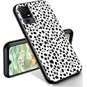 RYUITHDJP for TCL 40 XL Phone Case 6.75" Black White Spot Design, Phone Case for TCL 40 XL Case TPU Stylish Protective Cover