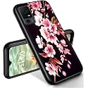 RYUITHDJP for TCL 40 XL Phone Case 6.75" Cherry Blossom Design, Phone Case for TCL 40 XL Case TPU Stylish Protective Cover