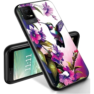 ryuithdjp for tcl ion x phone case 6034 hummingbirds girl design phone case for tcl ion x case for tcl ion v case tpu stylish protective cover