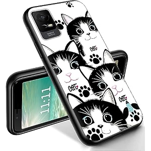 ryuithdjp for tcl ion x phone case 6034 cats design phone case for tcl ion x case for tcl ion v case tpu stylish protective cover