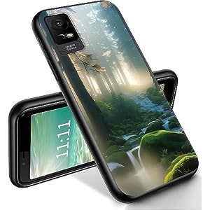 ryuithdjp for tcl ion x phone case 6034 forest design phone case for tcl ion x case for tcl ion v case tpu stylish protective cover
