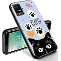 RYUITHDJP for TCL ION X Phone Case 6.0" Cat Cute Design, Phone Case for TCL ION X Case, for TCL ION V Case TPU Stylish Protective Cover