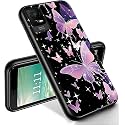 RYUITHDJP for TCL ION X Phone Case 6.0" Butterflies Design, Phone Case for TCL ION X Case, for TCL ION V Case TPU Stylish Protective Cover