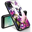 RYUITHDJP for TCL ION X Phone Case 6.0" Hummingbirds Girl Design, Phone Case for TCL ION X Case, for TCL ION V Case TPU Stylish Protective Cover