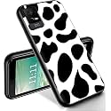 RYUITHDJP for TCL ION X Phone Case 6.0" Cow Pint Design, Phone Case for TCL ION X Case, for TCL ION V Case TPU Stylish Protective Cover