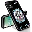 RYUITHDJP for TCL ION X Phone Case 6.0" Dragon Design, Phone Case for TCL ION X Case, for TCL ION V Case TPU Stylish Protective Cover