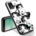 RYUITHDJP for TCL ION X Phone Case 6.0" Cats Design, Phone Case for TCL ION X Case, for TCL ION V Case TPU Stylish Protective Cover