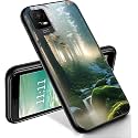 RYUITHDJP for TCL ION X Phone Case 6.0" Forest Design, Phone Case for TCL ION X Case, for TCL ION V Case TPU Stylish Protective Cover