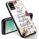 RYUITHDJP for TCL ION X Phone Case 6.0" Inspirational Quote Design, Phone Case for TCL ION X Case, for TCL ION V Case TPU Stylish Protective Cover