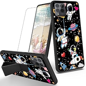 ryuithdjp for tmobile revvl 6 pro 5g phone case dragon black theme with screen protector detachable stand phone case for t-mobile revvl 6 pro 5g case soft tpu stylish protective cover