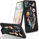 RYUITHDJP for TMobile Revvl 6 Pro 5G Phone Case Dream Catcher Theme with Screen Protector Detachable Stand Phone Case for T-Mobile Revvl 6 Pro 5G Case Soft TPU Stylish Protective Cover