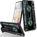 RYUITHDJP for TMobile Revvl 6 Pro 5G Phone Case Cassette Theme with Screen Protector Detachable Stand Phone Case for T-Mobile Revvl 6 Pro 5G Case Soft TPU Stylish Protective Cover