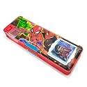 RZA Plastic Multicolor 2023 Pencil Box (5 Items) Combo 1 Pen Eraser Key Chain Geometry (Spiderzman, M)