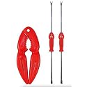 S.B.ANJALI SHALU BHAI RED 3PCS Sea Food Tool Multipurpose Crackers, Shell Fish, Lobster Crab Cutter & Nut Cracker(Kitchen Knife Set 3pcs).