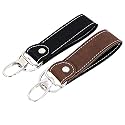 S B Combo of 2 Leather Key case Pouch Wallet Keychain Key Holder, SB124-BLCKBRWN