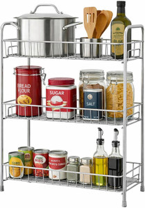 S-B-S Store 3-Shelf Steel Kitchen Rack Iron