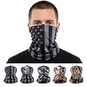 S A Soul of Adventure 5-Pack UV Face Shield | UV 30+ Multipurpose Neck Gaiter Balaclava for Adults | Multiple Color Packs