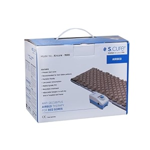 scure medical air bed anti decubitus anti bedsore hospital air bed mattress with pump blue