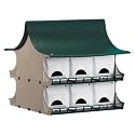 S&K Purple Martin House, 12-Room Birdhouse for Backyard Birding