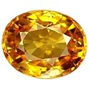 S KUMAR GEMS &amp; JEWELS Certified Natural 3.25/5.25/8.25/9.25 Ratti Yellow Sapphire Stone (Pokhraj Stone/Pukhraj Stone) for Men and Women