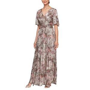 S.L. Fashions Womens Long A-line Mother of