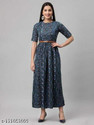 S P STOUR Women Fit and Flare