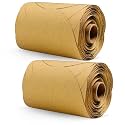 S SATC 200 PCS 6 Inch Adhesive Backed Sanding Discs 220 Grit PSA Aluminum Oxide Sandpaper Round Self-Stick Automotive Sandpaper for Woodworking Auto Paint