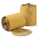 S SATC 200 PCS 6 Inch PSA Sanding Discs 80 Grit Adhesive Backed Aluminum Oxide Sandpaper Self-Stick Automotive Sanding Paper for DA Sander