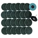 S SATC 25Pcs Fine Sanding Disc 3 Inch Quick Change Discs 1Pcs 1/4” Shank Holder for Die Grinder Sanding Disc Polish Rust Wood Sanding
