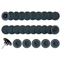 S SATC 25PCS Quick Change Discs Set, 2 Inch Die Grinder Sanding Discs for Die Grinder Surface Prep Strip Grind Polish Burr Finish Rust Paint Removal (Fine)