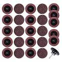 S SATC 25PCS Sanding Discs 2 Inch Quick Change Disc Surface Conditioning Discs for Die Grinder Surface Strip Grind Polish Burr Finish Rust Paint Removal (Medium)