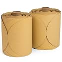 S SATC 6 Inch PSA Sandpaper Discs 200 Pack 120 Grit Sticky Back Aluminum Oxide Sanding Discs Round Automotive Sandpaper for Car Paint Woodworking