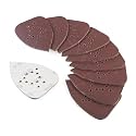 S SATC Mouse Sander Sandpaper 50PCS Mouse Sanding Pads 12 Holes Hook and Loop Sandpaper 150 Grit Detail Palm Sand Paper