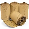 S SATC Premium 6 Inch PSA Sanding Discs 400 PCS Sandpaper Roll with Sticky Back 180 Grit Sand Paper for Orbital Sander