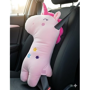 s-square seatbelt pillow for kidscar pillow cushioncar belt covers child seat head rest support shoulder pad seat strap pillows adjuster for children baby pink