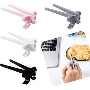 savi 4pcs finger chopsticks for gamers laptop accessories snack chopstick clip chips grabber tool finger tongs