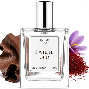 s white oud 50ml edp unisex luxury perfume  fresh spicy oud amber scent for men amp women  intense long lasting travel size gift