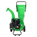 S1 Wood Chipper, 20: 1 High Reduction Ratio, 7 HP 212cc Heavy Duty Engine Gas Powered, 3" Max Wood Diameter Capacity, Robust Shredder Mulcher with Large Cutting Rotor