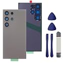 S24 Ultra Back Glass Replacement for Samsung Galaxy S24 Ultra,LightGray
