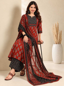 S4K Women Kurta Pant Dupatta Set