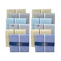 S4S Men's 100% Cotton Essential Handkerchiefs/Hankies for Men