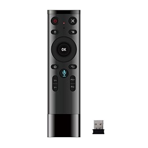 s5 voice remote 24g wireless infrared remote control with 6 axis gyroscope and ir learning air fly mouse with voice input for original android tv boxandroid tvpcsmart tv