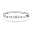S925 Sterling Silver 6mm Cuban Link Chain Bracelets for Men,2.5mm Rope Chain Mens Bracelet Set for Men's&amp;woman,Trendy hip-hop stacking Chain Gift Boyfriend/Girlfriend,Non Tarnish Hypoallergenic