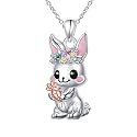 S925 Sterling Silver Cute Animal Pendant Necklace for Women Jewelry