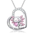 S925 Sterling Silver Cute Animal Pendant Necklace for Women Jewelry
