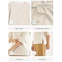 SAADAA Airy Linen Split Neck Short Kurta