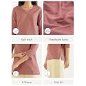 SAADAA Airy Linen Split Neck Short Kurta